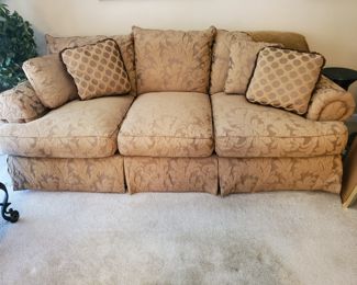 Very nice like new 7' comfy sofa