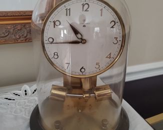 Junghans ATO mantle clock (works) Approx. Dimensions: 10.75" x 8" 