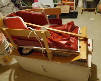 Child's wood sled