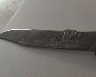 Detailing on the blade.