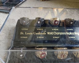 St Louis Cardinals World Champion  Replica Ring set.