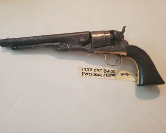 1853 Colt, Cal .36
Percussion Calvery Model
