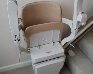 Both lifts fold up nicely for ease of walking upstairs by one and all.