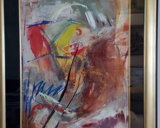 Beautiful abstract approx 4.5 x 3'