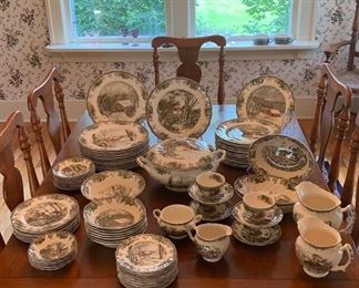 Dining Room 
Johnson Bros.-Friendly Village dish set