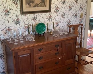 Dining Room 
Stickley Cherry Server
Stemware