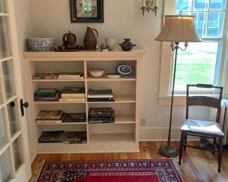 Living Room 
Art books
Area rug
Floor lamp
Pottery