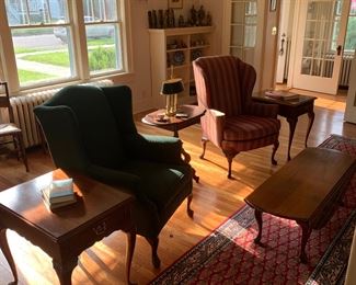Living Room 
Stickley Cherry end tables & coffee table 