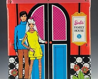  001 Mattel 1968 Barbie Family House