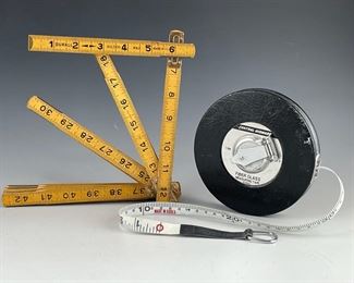 Central Hardware Measuring Tape Durall Golden Rule, Vintage