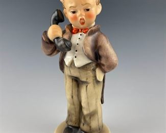 Goebel Hummel Hello Boy On Phone Figurine