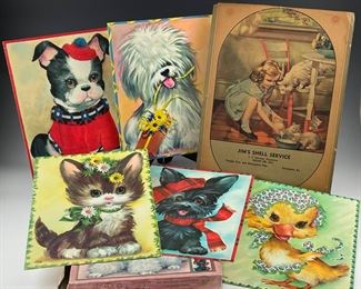 Vintage Advertising And Coby Giant Greeting Cards