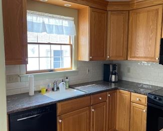 Nice kitchen with wood cabinetry