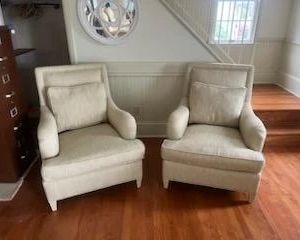 Stunning pair of arm chairs by Century Furniture