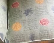 Armchair upholstery detail