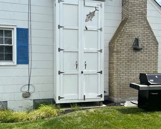 Custom fishing & boat equipment storage unit 