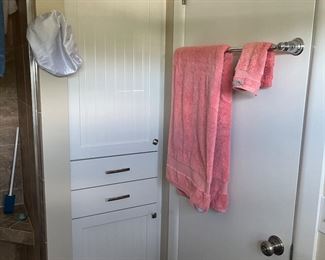 Built-in linen closet