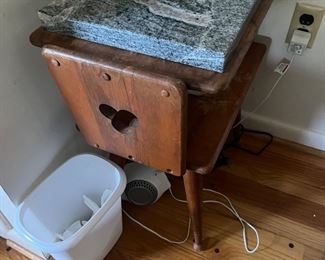 Interesting mid-century end table