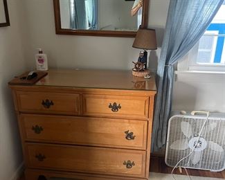 Sturdy dresser & mirror