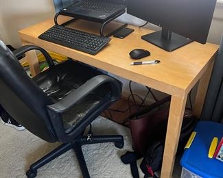 Executive chair; desk