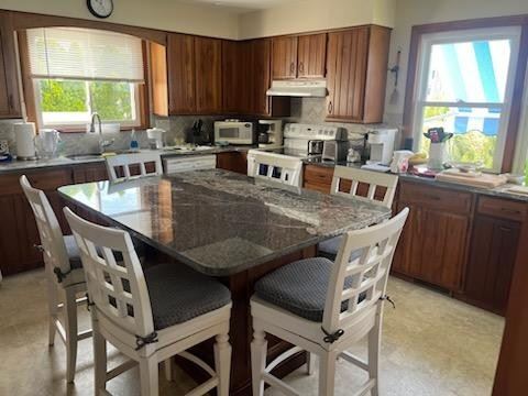 Pretty kitchen with updated cabinets