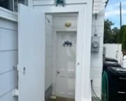 Outdoor shower surround