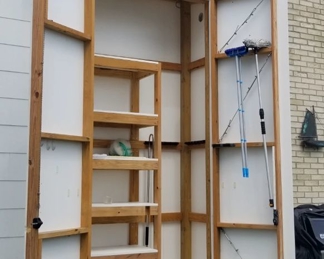 Custom fishing & boat equipment storage unit 