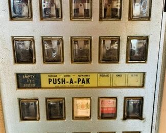 Close-up of Cigarette Vending Machine