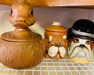 Misc. Kitchen - Vintage Cannisters / Cookie Jars