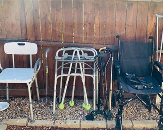 Mobility Items - Wheelchair - Shower Chair - Walker