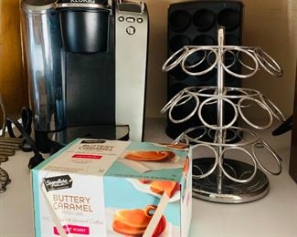 Keurig Coffeemaker & Pod Holders