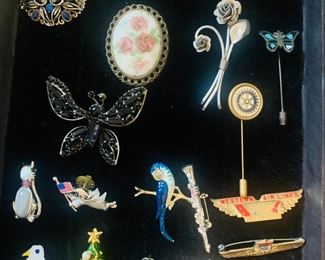 Close- up Vintage Pins