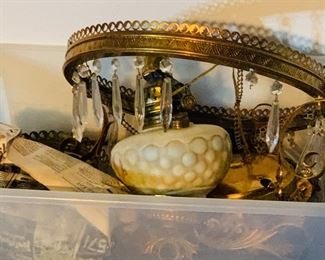 Vintage Crystal Chandelier