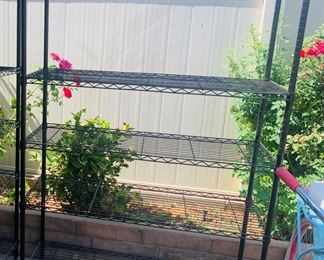 3 of 3 Metal Storage Shelves