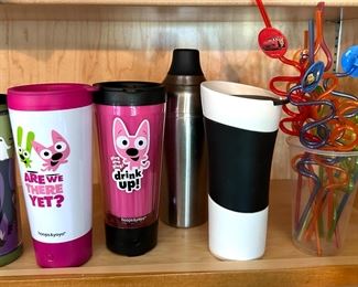 silly straws and cups