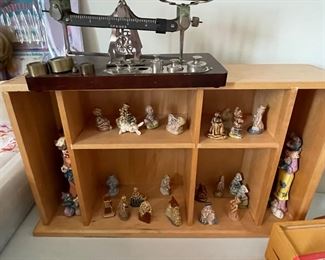 Antique scales, miniatures