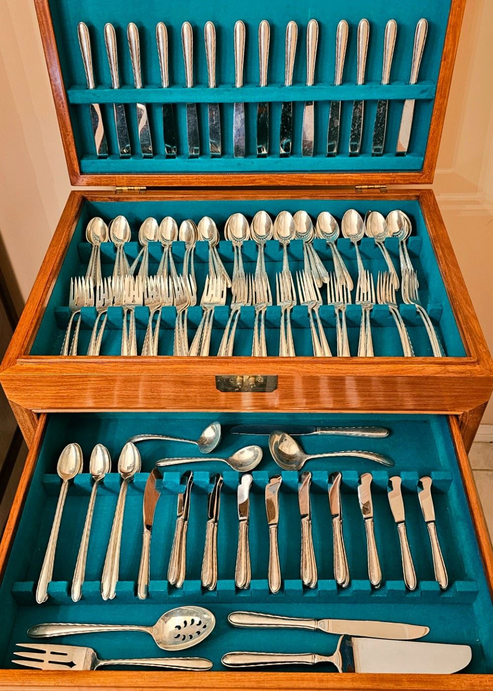 Vintage Towle Sterling Silver Flatware Set, Pattern: Silver Flutes 