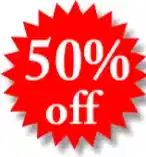 50% off Fri & Saturday 