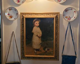 Vintage women's clothing. 
Purses, hats & other accessories.