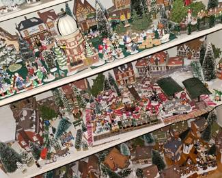 Dept. 56 Dickens village buildings /houses & accessories, most with original boxes. 
