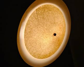 Space Age flying saucer floor lamp.