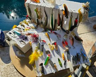 Fishing Tackle-rods, lures & more.