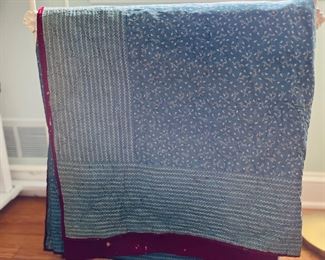 Vintage quilts and blankets