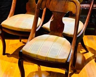 Carved Dining Side Chairs (3 available)
