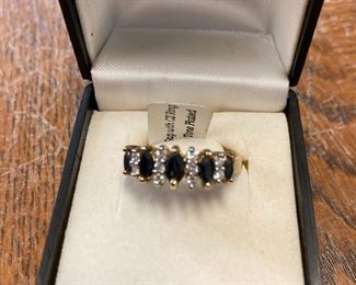 Boxed Sapphire Ring Unverified