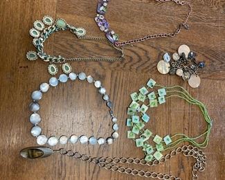 Collection Of Creative Necklaces And Bracelets
