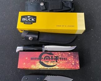 Colt 619 Knife Colt 611 Knife Buck 2535 Knife