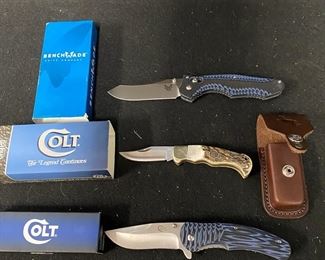 Colt CT735 Knife Colt CT0113SGNB Knife With Sheath Bench Made 9 Knife