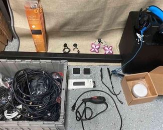 Samsung Speaker Samsung Sound Bar JBL Flower Speakers Amazon Alexa and Misc Cables