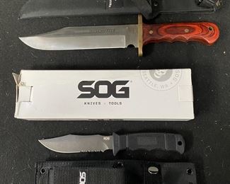 Winchester Model 94 Knife Commerative SOG SEAL Pup Knife